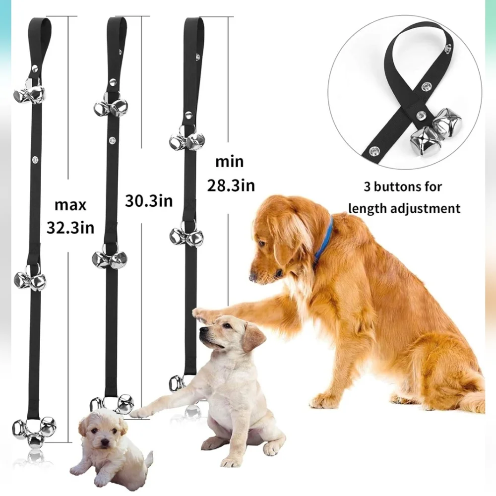 🐕 Dog housebreaking/training door jingle bells. 2 pack.